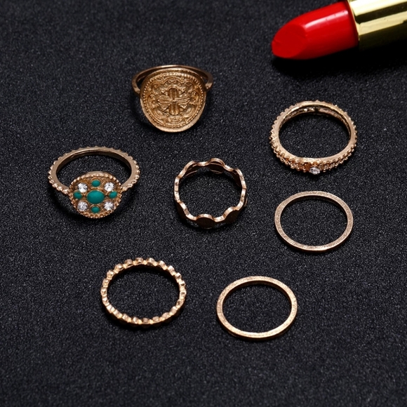 💎✨ Aztec Ring Set - Picture 3 of 6